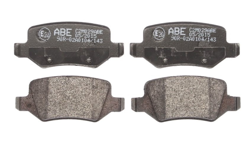 Set plăcuțe frână ABE, spate ,pentru: MERCEDES A (W168), A (W169), B SPORTS TOURER (W245), VANEO (414) 1.4-Electric 07.97-06.12