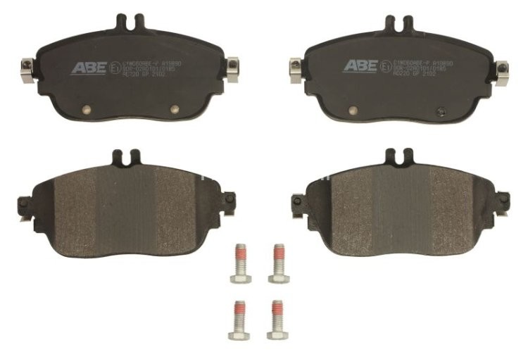 Set plăcuțe frână ABE, față ,pentru: MERCEDES A (W176), B SPORTS TOURER (W246, W242), CLA (C117), CLA SHOOTING BRAKE (X117), GLA (X156) 1.5D-2.2D 11.11-