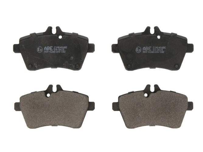 Set plăcuțe frână ABE, față ,pentru: MERCEDES A (W169), B SPORTS TOURER (W245) 1.5-2.0D 09.04-06.12