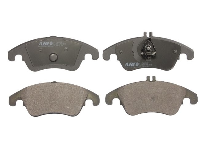 Set plăcuțe frână ABE, față (cu suruburi de ghidare a etrierului de frana), se potrivește: MERCEDES C (C204), C T-MODEL (S204), C (W204), CLS (C218), CLS SHOOTING BRAKE (X218), E (A207) 1.6-5.5 04.06-