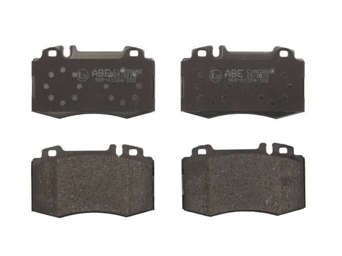 Set plăcuțe frână ABE, față ,pentru: MERCEDES CLS (C219), E (W211), M (W163), S (C215), S (W220), SL (R129), SL (R230) 2.3-6.3 09.92-01.12
