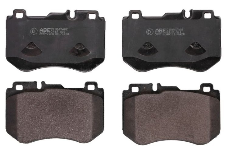Set plăcuțe frână ABE, față ,pentru: MERCEDES C (A205), C (C205), C T-MODEL (S205), C (W205) 1.5-2.2DH 12.13-