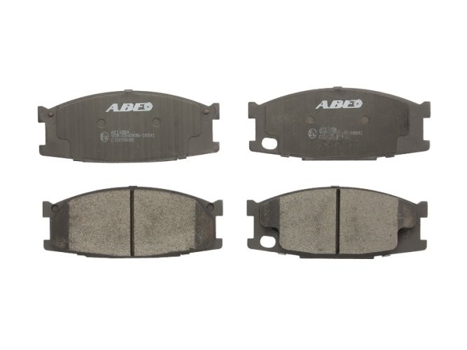 Set plăcuțe frână ABE, față ,pentru: MITSUBISHI CANTER (FE5, FE6) VI 2.8D/3.0D/3.3D 07.86-