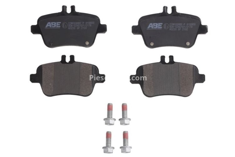 Set plăcuțe frână ABE, spate ,pentru: MERCEDES A (V177), A (W176), A (W177), B SPORTS TOURER (W246, W242), B SPORTS TOURER (W247), CLA (C117), CLA (C118) 1.3-Electric 09.06-