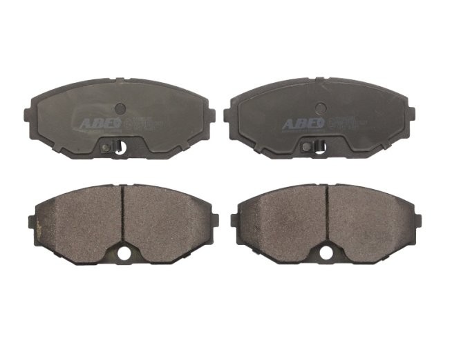 Set plăcuțe frână ABE, față ,pentru: NISSAN ALTIMA, AVENIR, CEDRIC, CUBE, MAXIMA / MAXIMA QX IV, MAXIMA / MAXIMA QX V, MICRA III, NOTE, PRAIRIE LIBERTY 1.2-4.5 01.89-12.12