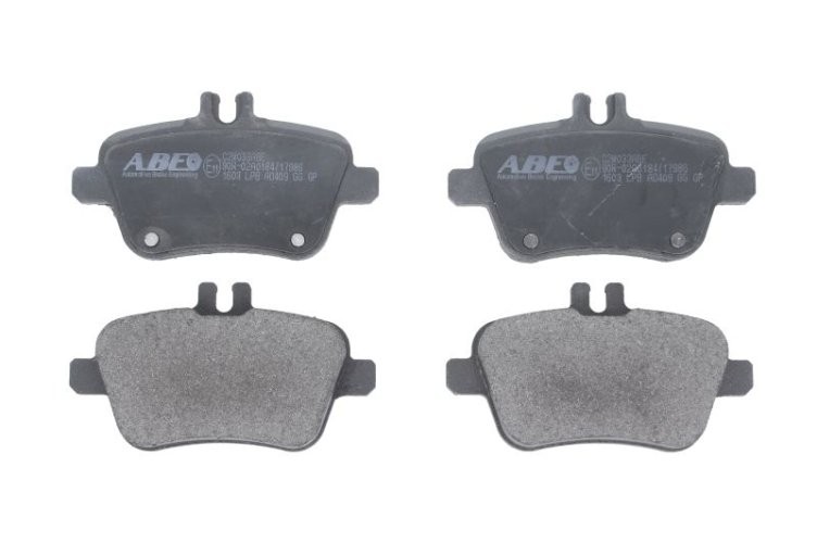 Set plăcuțe frână ABE, spate ,pentru: MERCEDES A (V177), A (W176), A (W177), B SPORTS TOURER (W246, W242), B SPORTS TOURER (W247), CLA (C117), CLA (C118) 1.3-Electric 02.11-