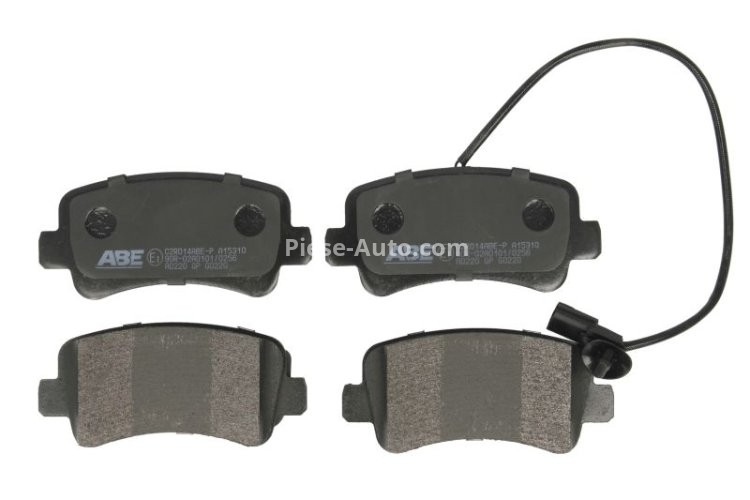 Set plăcuțe frână ABE, spate ,pentru: NISSAN NV400; OPEL MOVANO B; RENAULT MASTER III 2.3D/Electric 02.10-