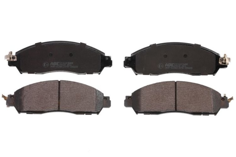 Set plăcuțe frână ABE, față ,pentru: NISSAN NP300 NAVARA 2.3D/2.5D 07.14-