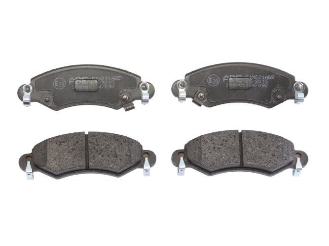 Set plăcuțe frână ABE, față ,pentru: OPEL AGILA; SUBARU JUSTY III; SUZUKI IGNIS II, WAGON R, WAGON R+ 1.0-1.5 05.00-