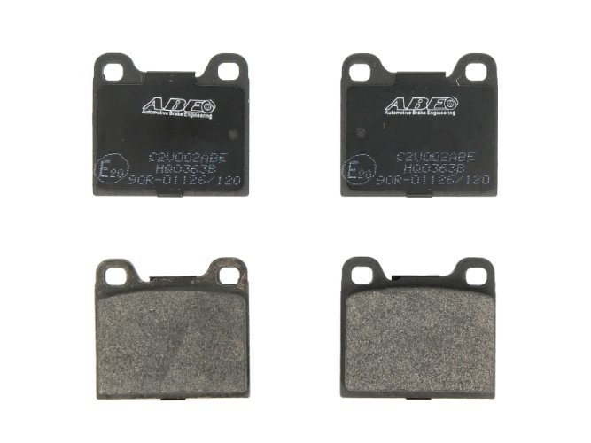 Set plăcuțe frână ABE, spate ,pentru: VOLVO 240, 260, 740, 760, 780, 850, 940, 940 II, 960, 960 II, C70 I, S70, S80 I, S90 I, V70 I, V90 I; OPEL REKORD D 1.9-2.9 08.74-10.05