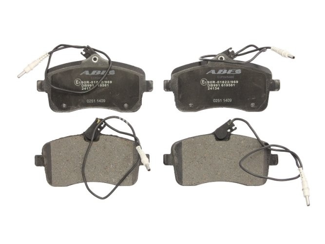 Set plăcuțe frână ABE, față ,pentru: PEUGEOT 407 1.6D-3.0D 03.04-