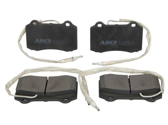 Set plăcuțe frână ABE, față ,pentru: PEUGEOT 406 2.2/2.2D/3.0 03.97-12.04