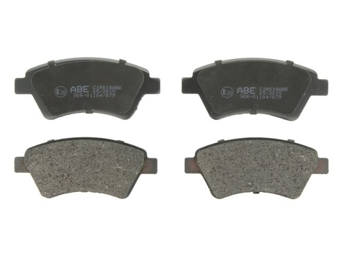 Set plăcuțe frână ABE, față ,pentru: RENAULT GRAND SCENIC II, KANGOO, KANGOO EXPRESS, LATITUDE, MEGANE I, MEGANE II, MEGANE II/KOMBI, SCENIC II 1.4-2.0D 03.99-