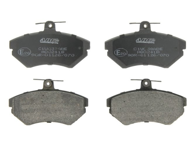 Set plăcuțe frână ABE, față ,pentru: SEAT AROSA, CORDOBA, CORDOBA VARIO, IBIZA II, IBIZA III, IBIZA IV, IBIZA IV SC, INCA, TOLEDO I; VW CADDY II, CADDY III, CADDY II/MINIVAN 1.0-2.1 01.81-