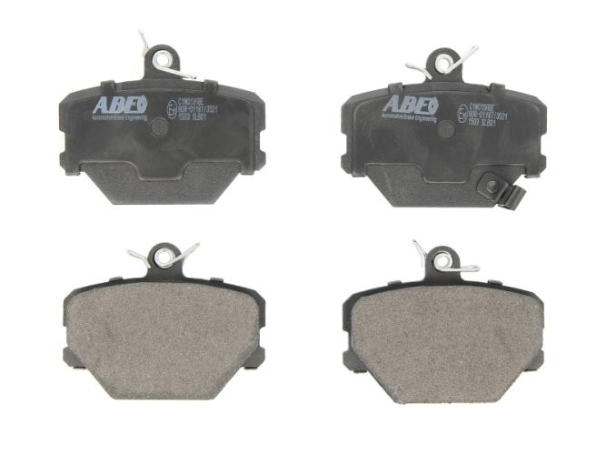Set plăcuțe frână ABE, față ,pentru: SMART CABRIO, CITY-COUPE, CROSSBLADE, FORTWO, ROADSTER 0.6-Electric 07.98-
