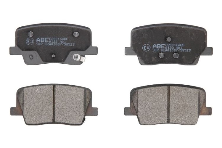 Set plăcuțe frână ABE, spate ,pentru: SSANGYONG REXTON 2.0/2.2D 07.17-