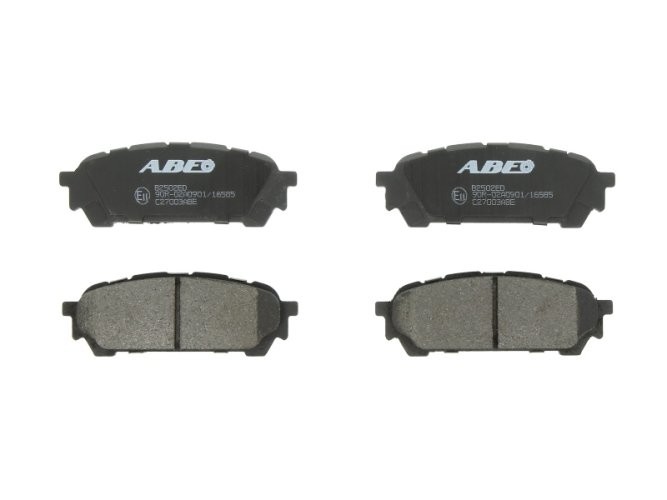 Set plăcuțe frână ABE, spate ,pentru: SUBARU FORESTER, IMPREZA, LEGACY III 1.5-3.0 09.98-06.09