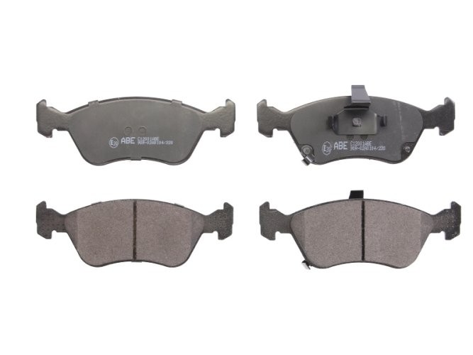 Set plăcuțe frână ABE, față ,pentru: TOYOTA AVENSIS; KAWASAKI KH 0.4-2.0D 1979-02.03