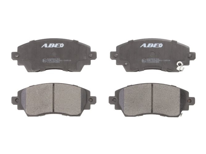 Set plăcuțe frână ABE, față ,pentru: TOYOTA COROLLA, PICNIC 1.4-2.0D 05.95-01.02