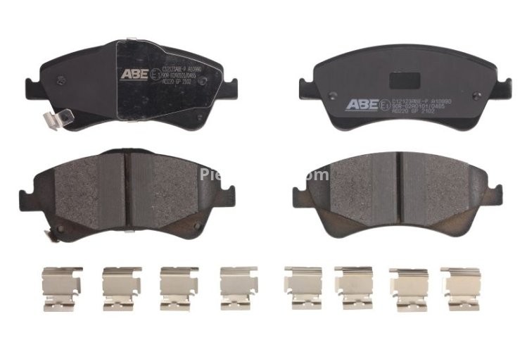 Set plăcuțe frână ABE, față ,pentru: TOYOTA ALLION II, AURIS, AVENSIS, COROLLA, NOAH/VOXY, PREMIO, RAV 4 III, URBAN CRUISER, VERSO, VERSO S 1.33-3.5 11.05-