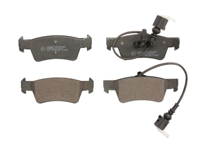 Set plăcuțe frână ABE, spate ,pentru: VW CALIFORNIA T5 CAMPER, TOUAREG, TRANSPORTER T5 1.9D-6.0 10.02-05.10