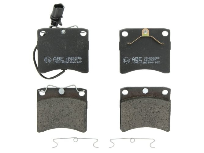 Set plăcuțe frână ABE, față ,pentru: VW CALIFORNIA T4 CAMPER, TRANSPORTER T4 1.8-2.8 07.90-06.03