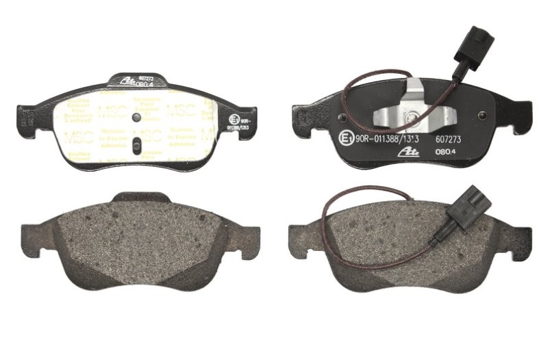 Set plăcuțe frână ATE, față , pentru: ALFA ROMEO GIULIETTA 1.4/1.4LPG/1.6D 04.10-12.20