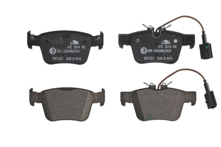 Set plăcuțe frână ATE, spate  , pentru: ALFA ROMEO GIULIA, STELVIO; MASERATI GHIBLI III, LEVANTE 2.0-3.8 08.13-