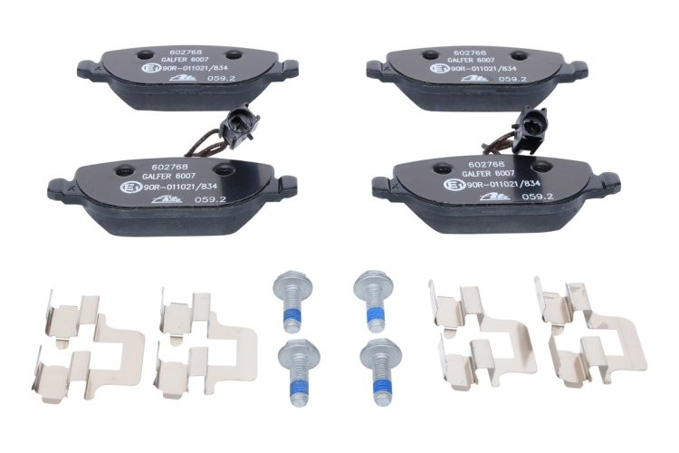 Set plăcuțe frână ATE, spate  (cu șuruburi ghidare etrier), pentru: ALFA ROMEO GIULIETTA, GIULIETTA/HATCHBACK 1.4-2.0D 04.10-12.20
