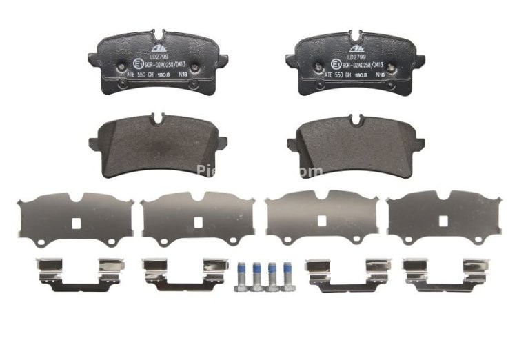 Set plăcuțe frână ATE din ceramică, spate , pentru: BENTLEY MULSANNE; PORSCHE MACAN 2.0/3.0D/6.8 02.14-