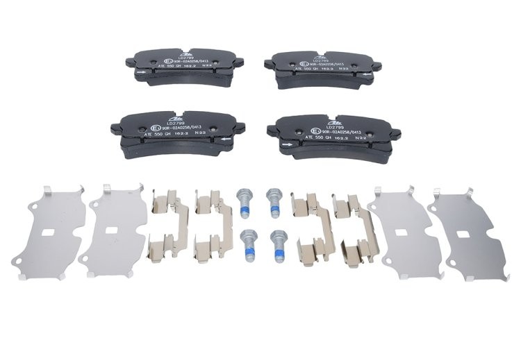 Set plăcuțe frână ATE din ceramică, spate , pentru: BENTLEY MULSANNE; PORSCHE MACAN 2.0/3.0D/6.8 02.14-