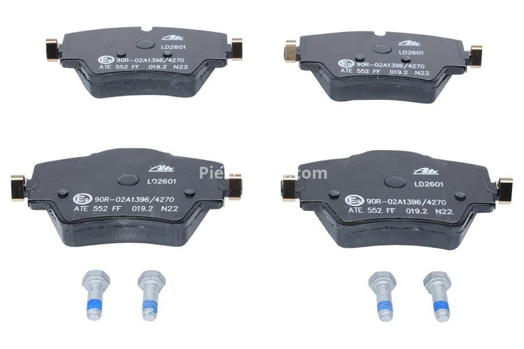 Set plăcuțe frână ATE din ceramică, față , pentru: BMW 1 (F40), 2 (F45), 2 (G42, G87), 2 GRAN COUPE (F44), 2 GRAN TOURER (F46), 2 GRAN TOURER VAN (F46), 3 (G20, G80, G28), 3 (G21) 1.5-2.0H 11.13-