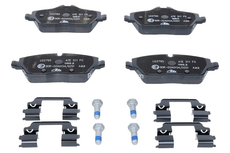 Set plăcuțe frână ATE din ceramică, față , pentru: BMW 2 (F45); MINI (F55), (F56), (F57), CLUBMAN (F54) 1.2-Electric 09.13-