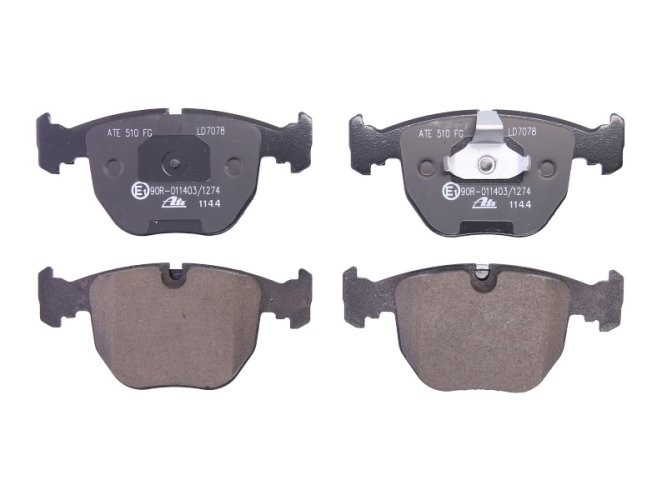 Set plăcuțe frână ATE din ceramică, față , pentru: BMW 5 (E39), 7 (E38), X3 (E83), X5 (E53) 2.0-4.4 03.94-08.11