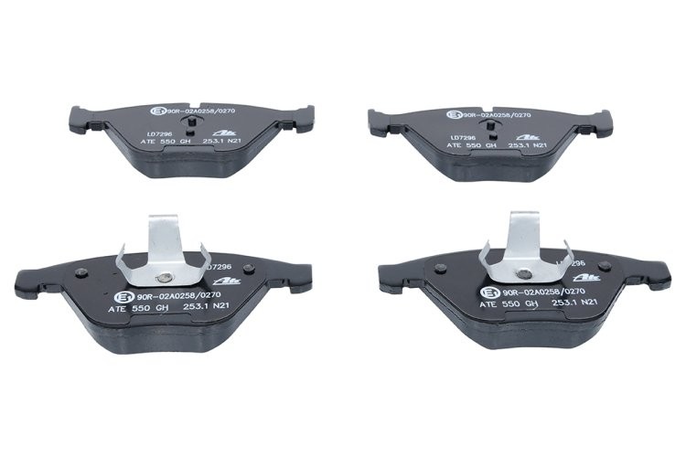 Set plăcuțe frână ATE din ceramică, față , pentru: BMW 5 (E60), 5 (E61), 6 (E63), 6 (E64) 2.0-4.0 12.01-12.10