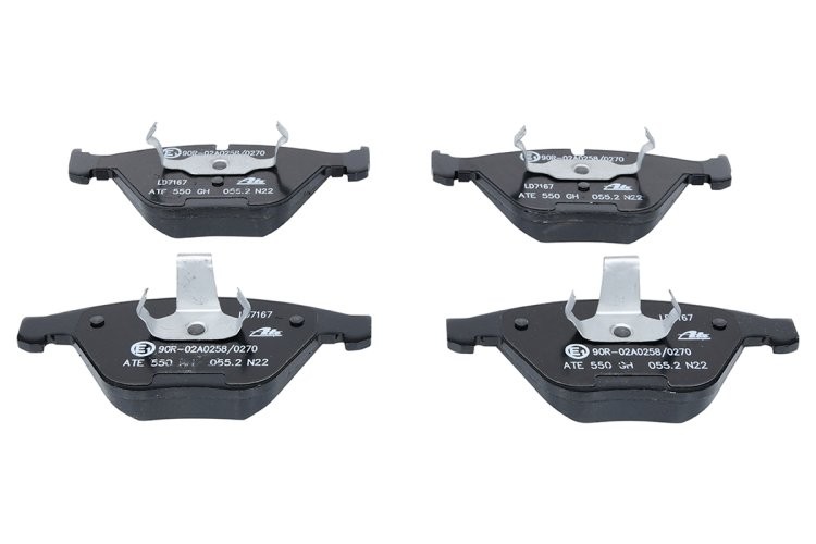 Set plăcuțe frână ATE din ceramică, față , pentru: BMW 5 (E60), 5 (E61), 6 (E63), 6 (E64), 7 (E65, E66, E67) 2.0-4.0 11.01-12.10