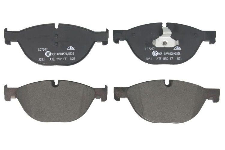 Set plăcuțe frână ATE din ceramică, față , pentru: BMW 5 (F10), 5 (F11), 5 GRAN TURISMO (F07), 7 (F01, F02, F03, F04) 2.0-3.0D 02.08-02.17