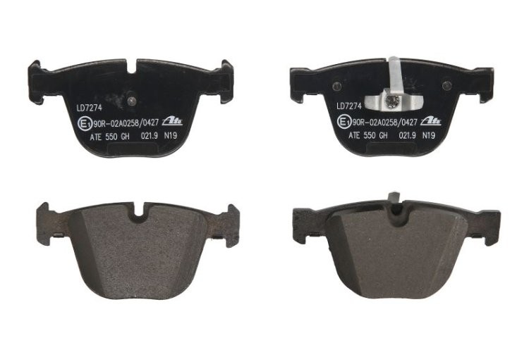 Set plăcuțe frână ATE din ceramică, spate , pentru: BMW 5 GRAN TURISMO (F07), 7 (F01, F02, F03, F04) 2.0D/3.0/3.0D 02.08-02.17