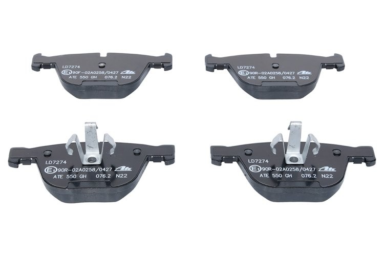 Set plăcuțe frână ATE din ceramică, spate , pentru: BMW 5 GRAN TURISMO (F07), 7 (F01, F02, F03, F04) 2.0D/3.0/3.0D 02.08-02.17