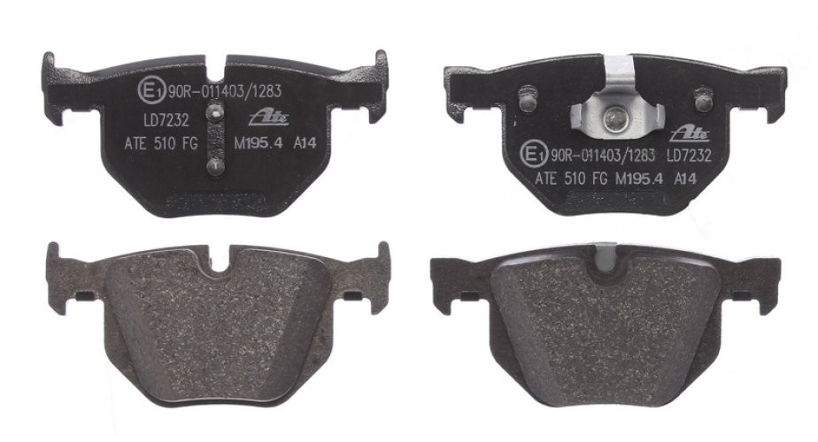 Set plăcuțe frână ATE din ceramică, spate , pentru: BMW X5 (E70), X5 (F15, F85), X6 (E71, E72), X6 (F16, F86) 2.0-3.0D 10.06-07.19