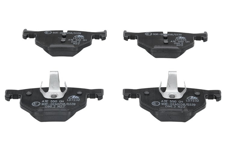 Set plăcuțe frână ATE din ceramică, spate , pentru: BMW X5 (E70), X5 (F15, F85), X6 (E71, E72), X6 (F16, F86) 2.0-3.0D 10.06-07.19