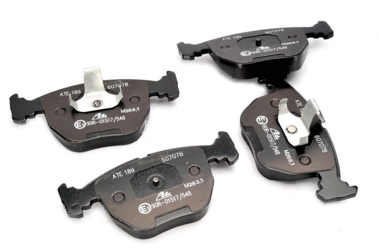 Set plăcuțe frână ATE, față , pentru: BMW 5 (E39), 7 (E38), X3 (E83), X5 (E53) 2.0-4.9 03.94-08.11