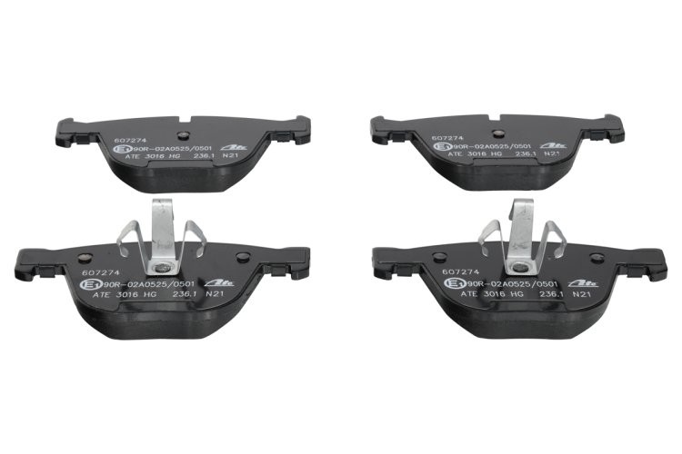Set plăcuțe frână ATE, spate  , pentru: BMW 5 GRAN TURISMO (F07), 7 (F01, F02, F03, F04) 2.0D-6.0 02.08-02.17