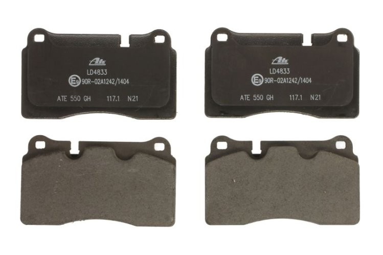 Set plăcuțe frână ATE din ceramică, față , pentru: CHEVROLET CORVETTE; CUPRA ATECA, FORMENTOR, LEON, LEON SPORTSTOURER; SEAT LEON, LEON SC, LEON SPORTSTOURER, LEON ST 1.4H-6.2 10.02-