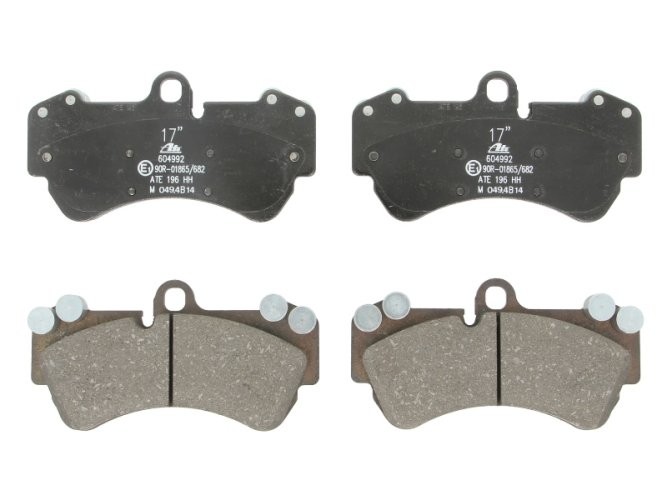 Set plăcuțe frână ATE, față , pentru: MERCEDES G (W463); CHEVROLET CORVETTE; PORSCHE CAYENNE; VW TOUAREG 2.5D-6.2 09.02-
