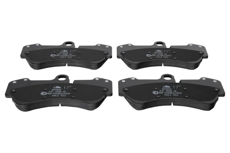 Set plăcuțe frână ATE, față , pentru: MERCEDES G (W463); CHEVROLET CORVETTE; PORSCHE CAYENNE; VW TOUAREG 2.5D-6.2 09.02-