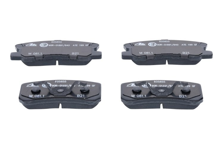 Set plăcuțe frână ATE, spate  , pentru: CITROEN C4 AIRCROSS, C-CROSSER, C-CROSSER ENTERPRISE; JEEP COMPASS, PATRIOT; LANCIA FLAVIA; MITSUBISHI ASX, ENDEAVOR 1.6-3.8 04.00-