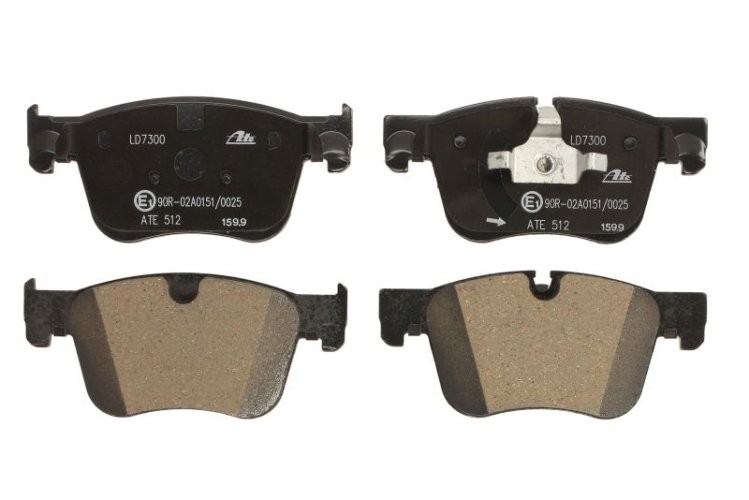 Set plăcuțe frână ATE din ceramică, față , pentru: CITROEN C4 GRAND PICASSO II, C4 PICASSO II, C4 SPACETOURER, GRAND C4 SPACETOURER; OPEL GRANDLAND / GRANDLAND X; PEUGEOT 308 II 1.2-2.0D 02.13-