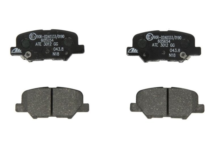 Set plăcuțe frână ATE, spate  , pentru: CITROEN C4 AIRCROSS; MAZDA 6, 6/KOMBI; MITSUBISHI ASX, OUTLANDER III; PEUGEOT 4008 1.6-3.0 02.10-