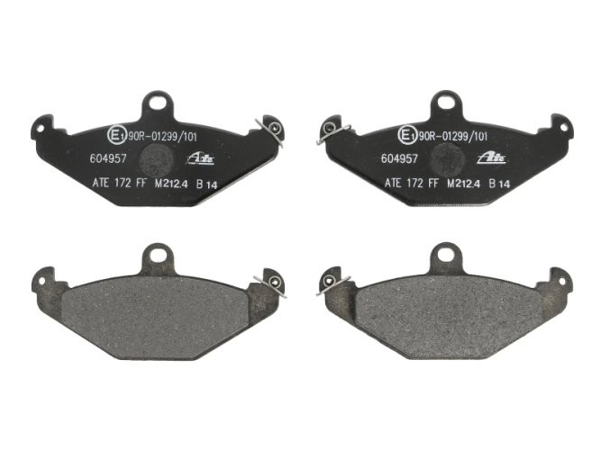 Set plăcuțe frână ATE, spate  , pentru: DODGE VIPER; RENAULT 21, ESPACE III, LAGUNA I, SAFRANE I, SAFRANE II, SPORT SPIDER; ASTON MARTIN DB7 VOLANTE 1.8-8.0 03.86-10.02